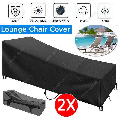 Outdoor patio sun lounger - 2x,